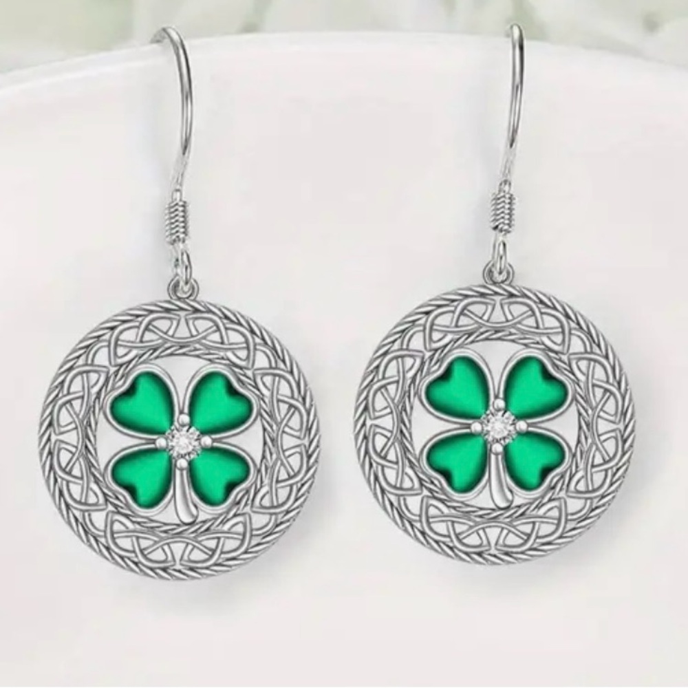 Four Leaf Clover Earrings